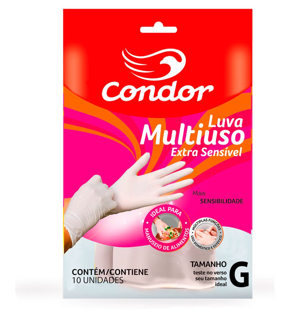 Luva Multiuso Condor Extra Sensível G 970114E
