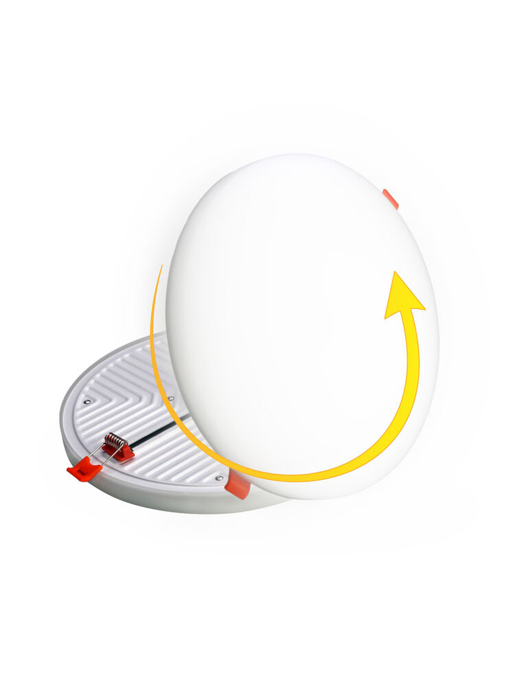 Painel LED Frameless Redondo Luz Neutra 32W 4000K Taschibra