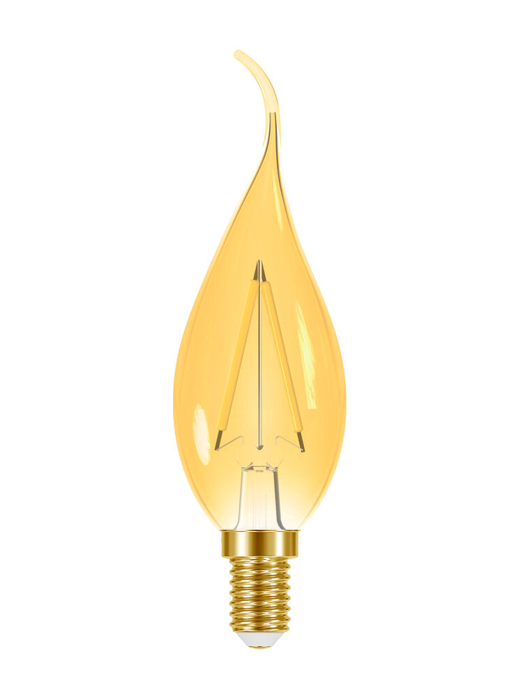 Lâmpada LED Filamento Taschibra Vela Chama E14 4W