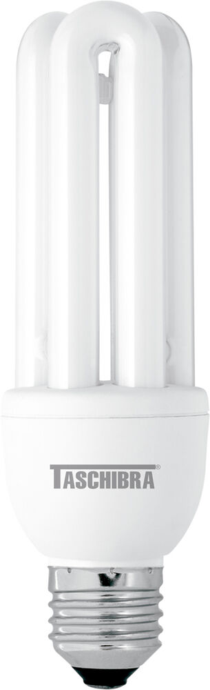 Lâmpada Fluorecente Compacta Taschibra 3U 20W E27 Luz Branca 220V
