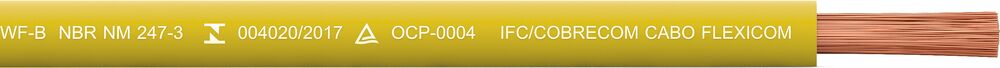 Cabo Flexivel Cobre 1,5mmx100m 450/750V Amarelo Cobrecom