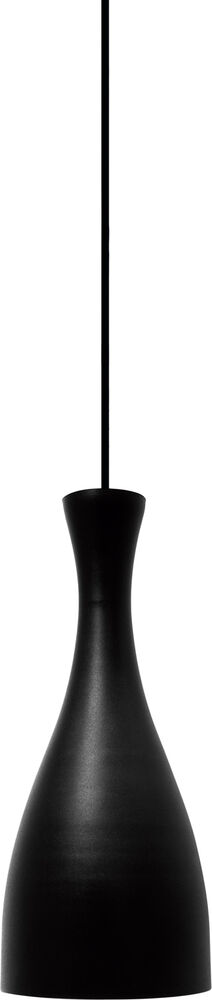 Pendente Taschibra 1 Lâmpada Design TD E27 Preto Fosco