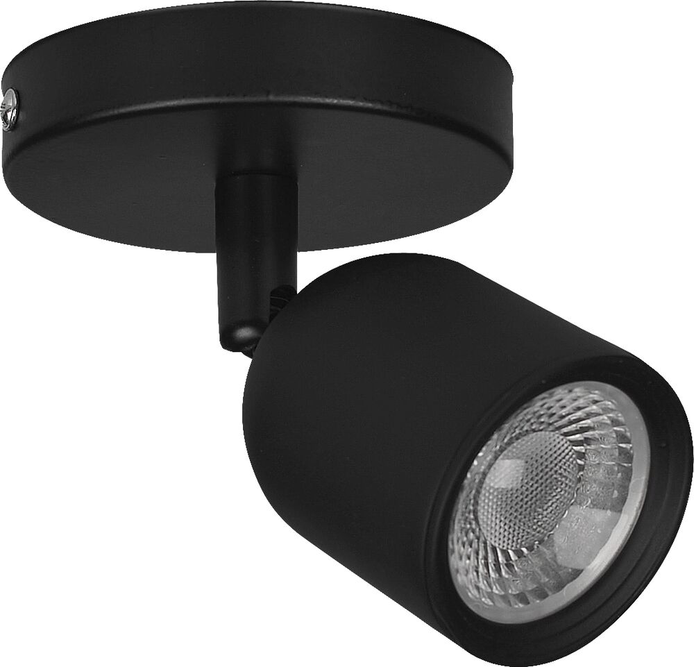 Spot Led de Sobrepor Elegance 7W 3000K Bivolt Preto Luz Amarela Avant