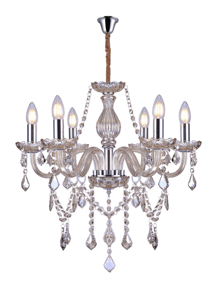 Lustre Taschibra Glam 6 Lâmpadas E14