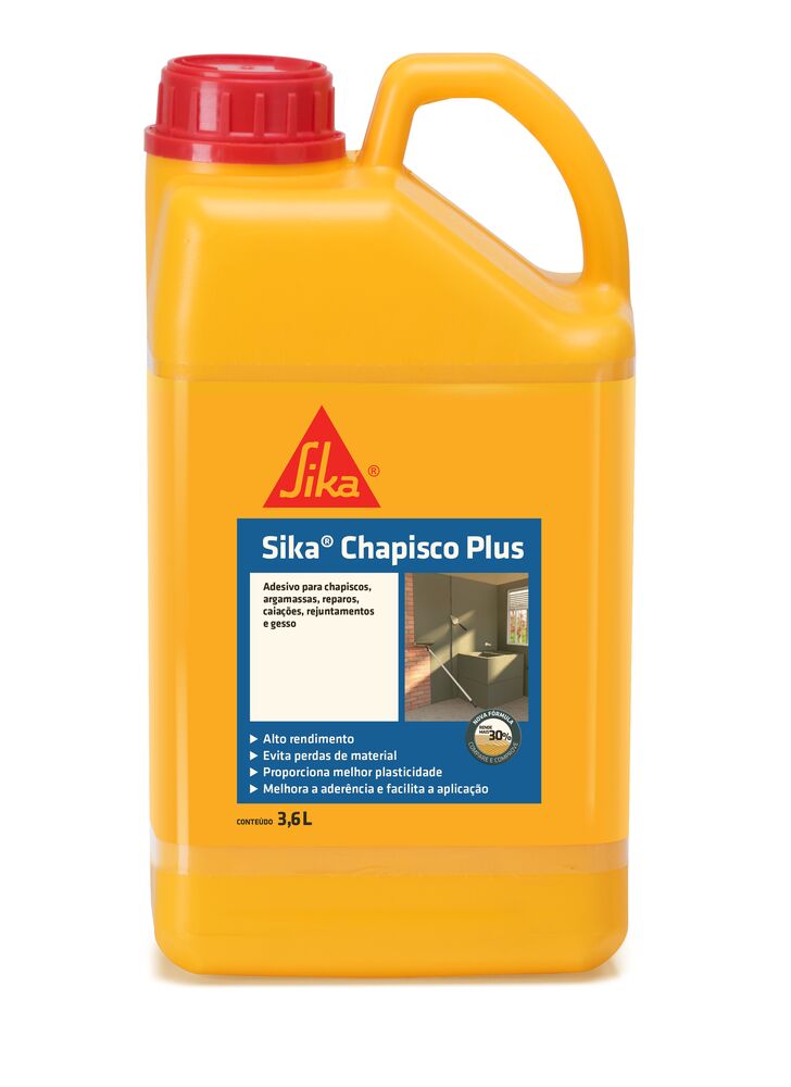 Adesivo para Chapisco Plus 3,6L Branco Sika
