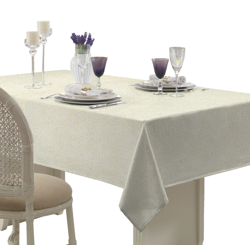 Toalha de Mesa Quadrada Dohler Athenas Eliete 140x140cm 4 Lugares