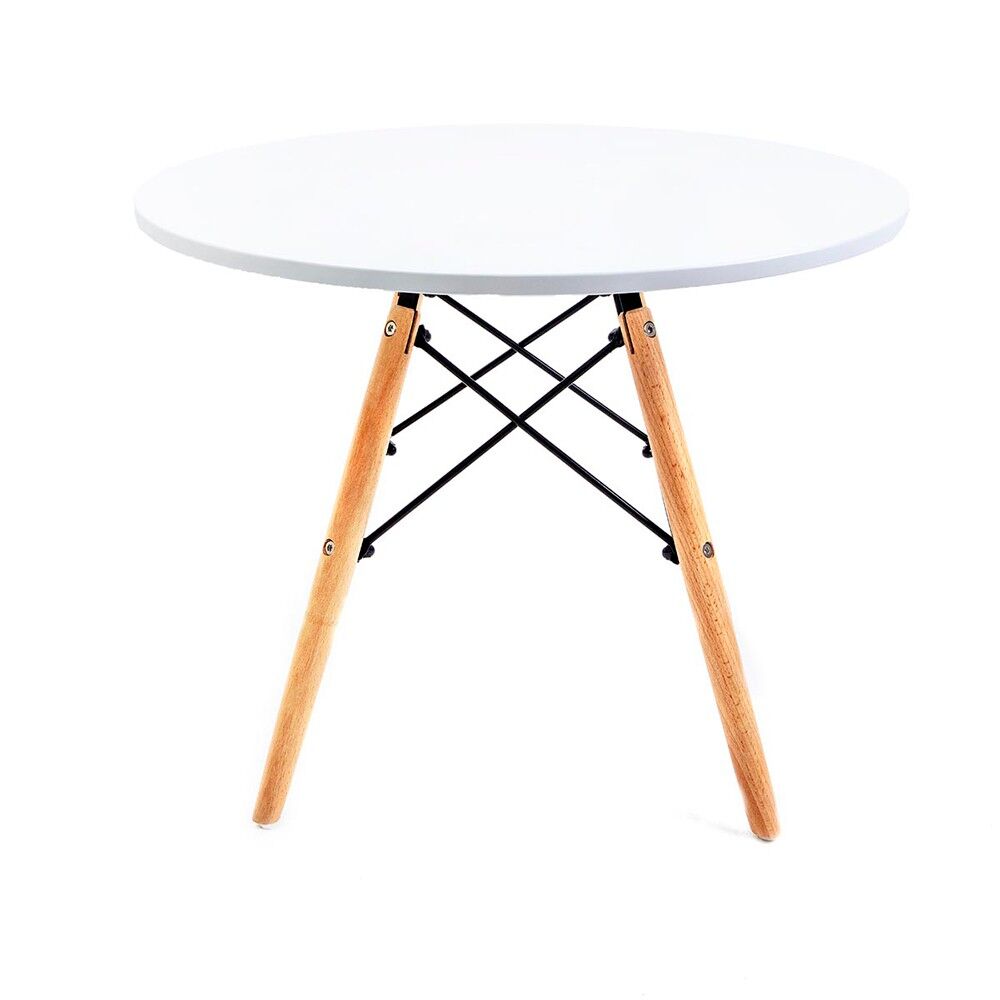 Mesa Redonda Empório Tiffany Eames 60x60cm Branca