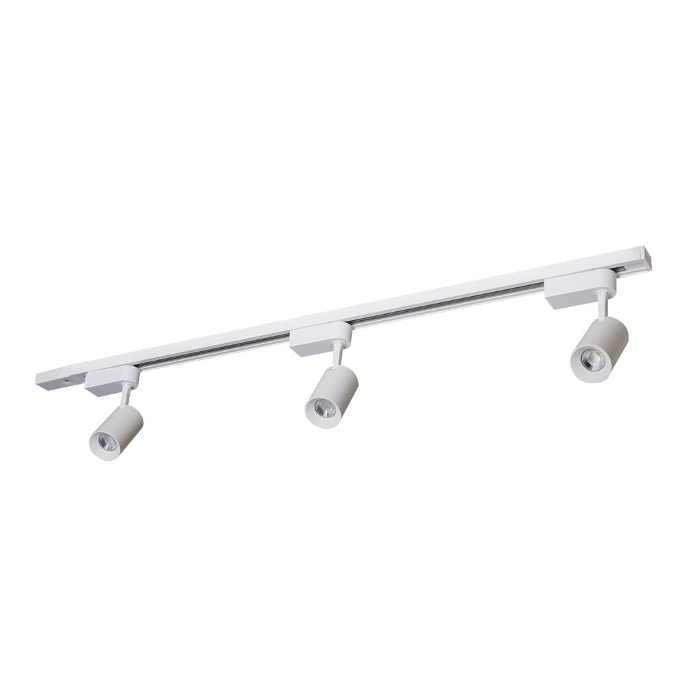 Trilho Track 38232 3 Lâmpadas Branco Luz Amarela Bronzearte