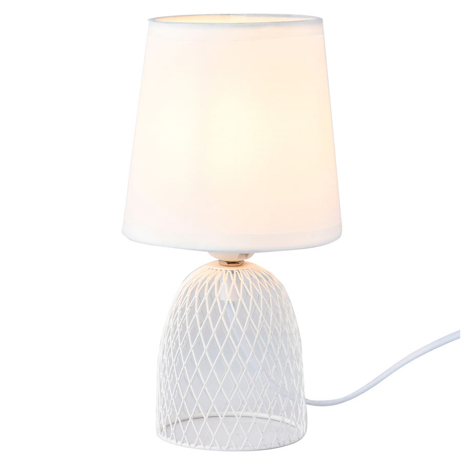 Abajur Lâmpada Glenda E27 40W Branco Taschibra
