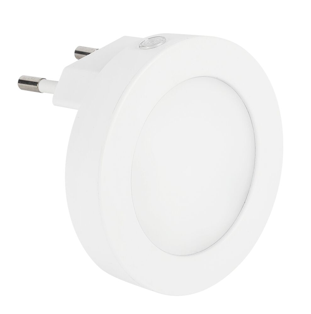 Luz Noturna Lisa LED Redondo 0,5w 3.000k Luz Branco Quente Blumenau Iluminação