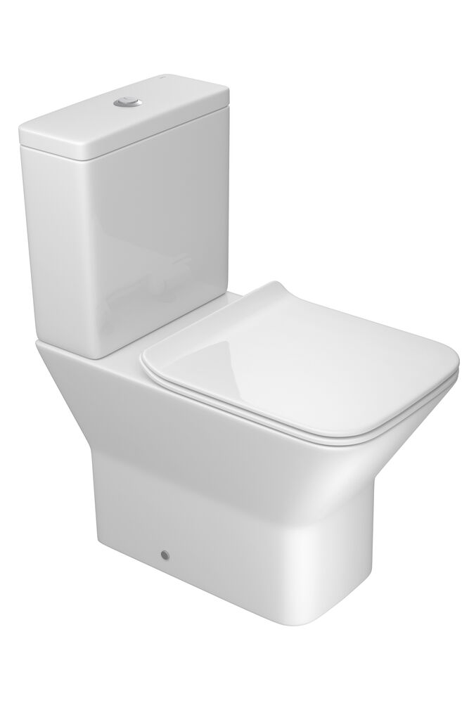 Kit Vaso Sanitário com Caixa Acoplada Acionamento Duplo 3/6L Living Branco Deca