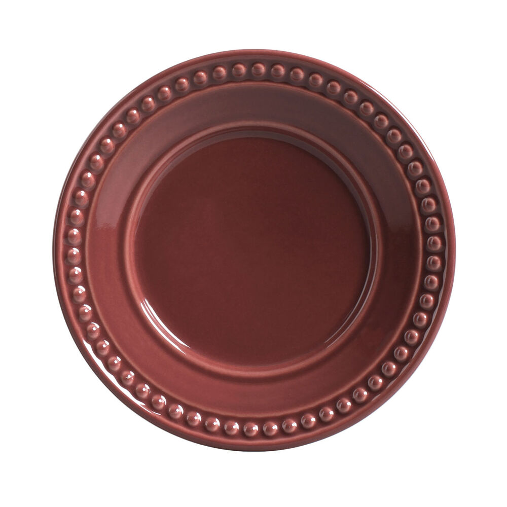 Prato de Sobremesa Porto Brasil Atenas 20,5cm Roxo