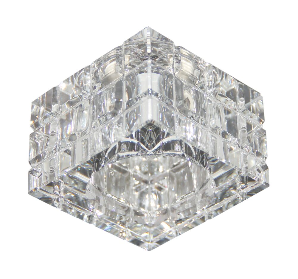 Spot Blumenau Iluminação Cristal G9 Embutir Transparente