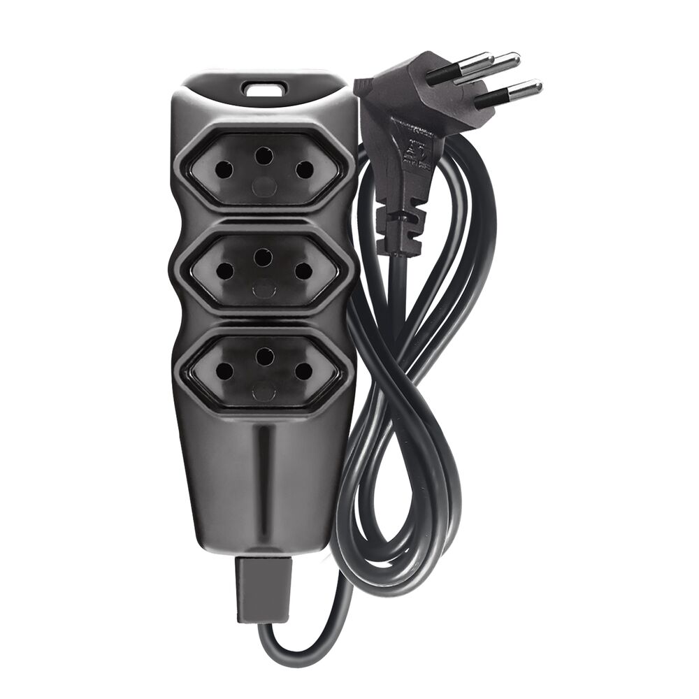 Extensão Megatron 3x0,75mm 1,5m