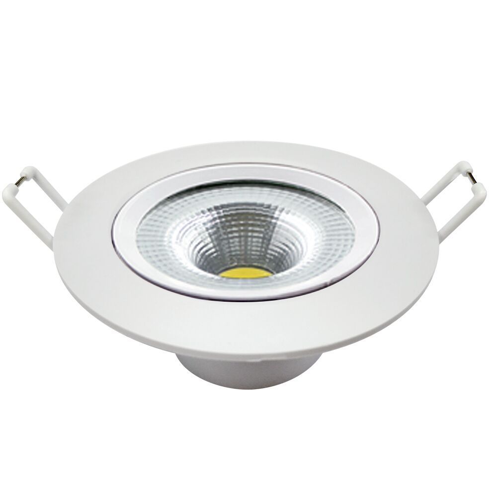 Spot LED de Embutir Supimpa 12W 3000K Luz Branca Fosco Redondo Avant
