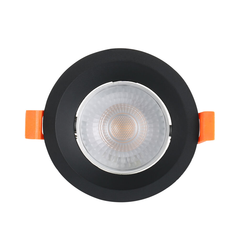 Spot Recuado Embutir LED Redondo Preto 6w 6.500k Luz Branco Frio Blumenau Iluminação