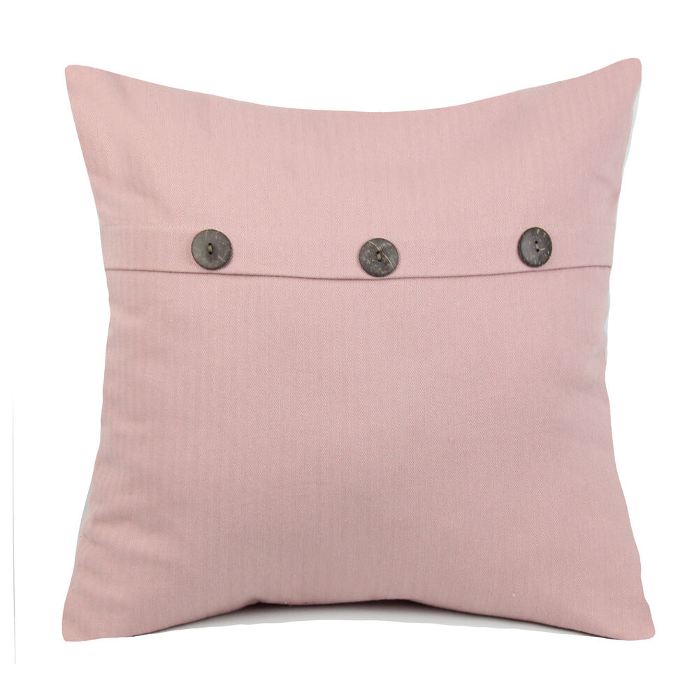 Almofada  Maués Cotton 45x45cm Rosa Diagonal