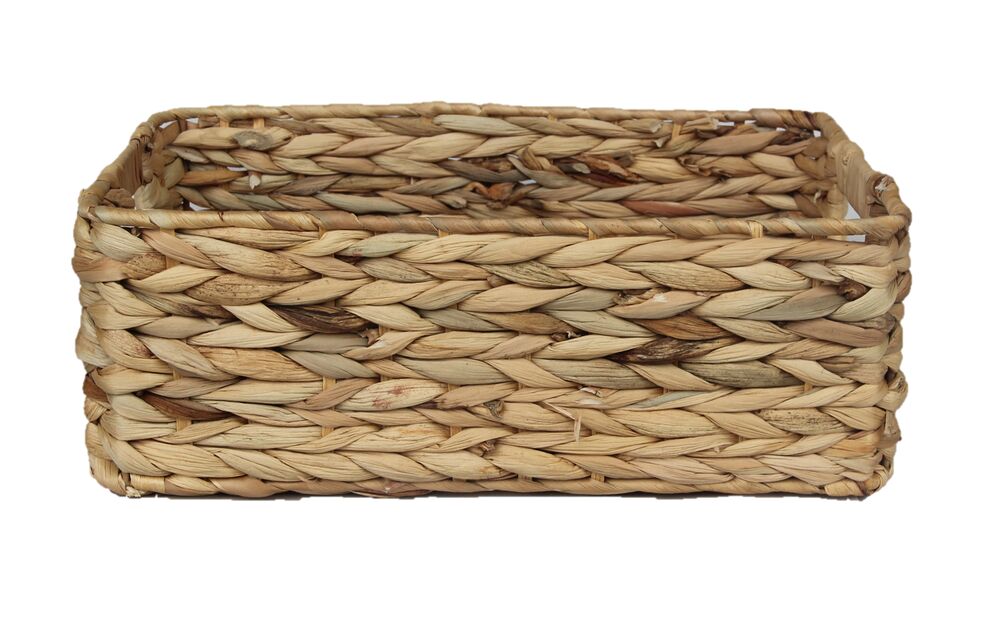 Cesto Decorativo Emma 36x24x13cm Natural Diagonal