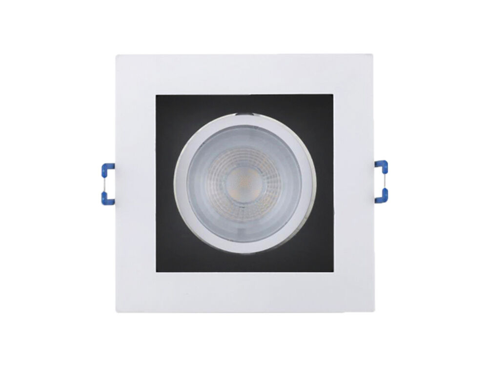 Spot de Embutir Frame 5W MR16 Preto/Luz Branca Taschibra