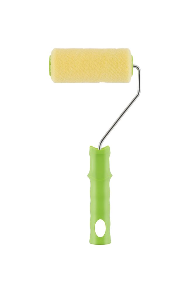 Rolo Condor Pincéis 9cm Amarelo