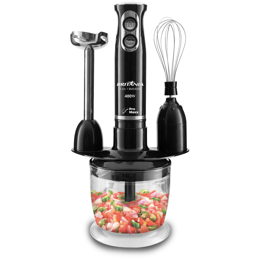 Mixer Britânia 3 em 1 BMX400P 350W Preto