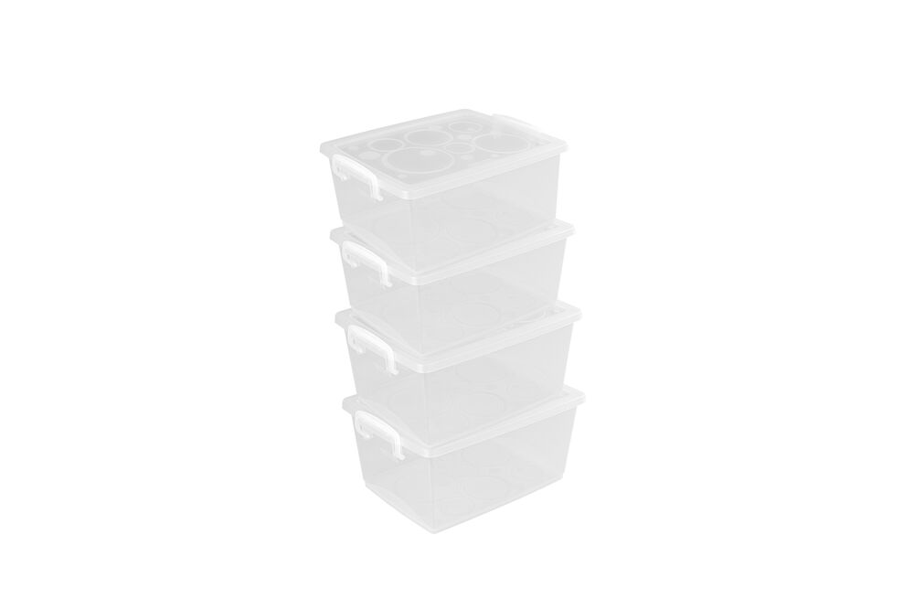 Organizador Ordene com Trava 650ml Cristal