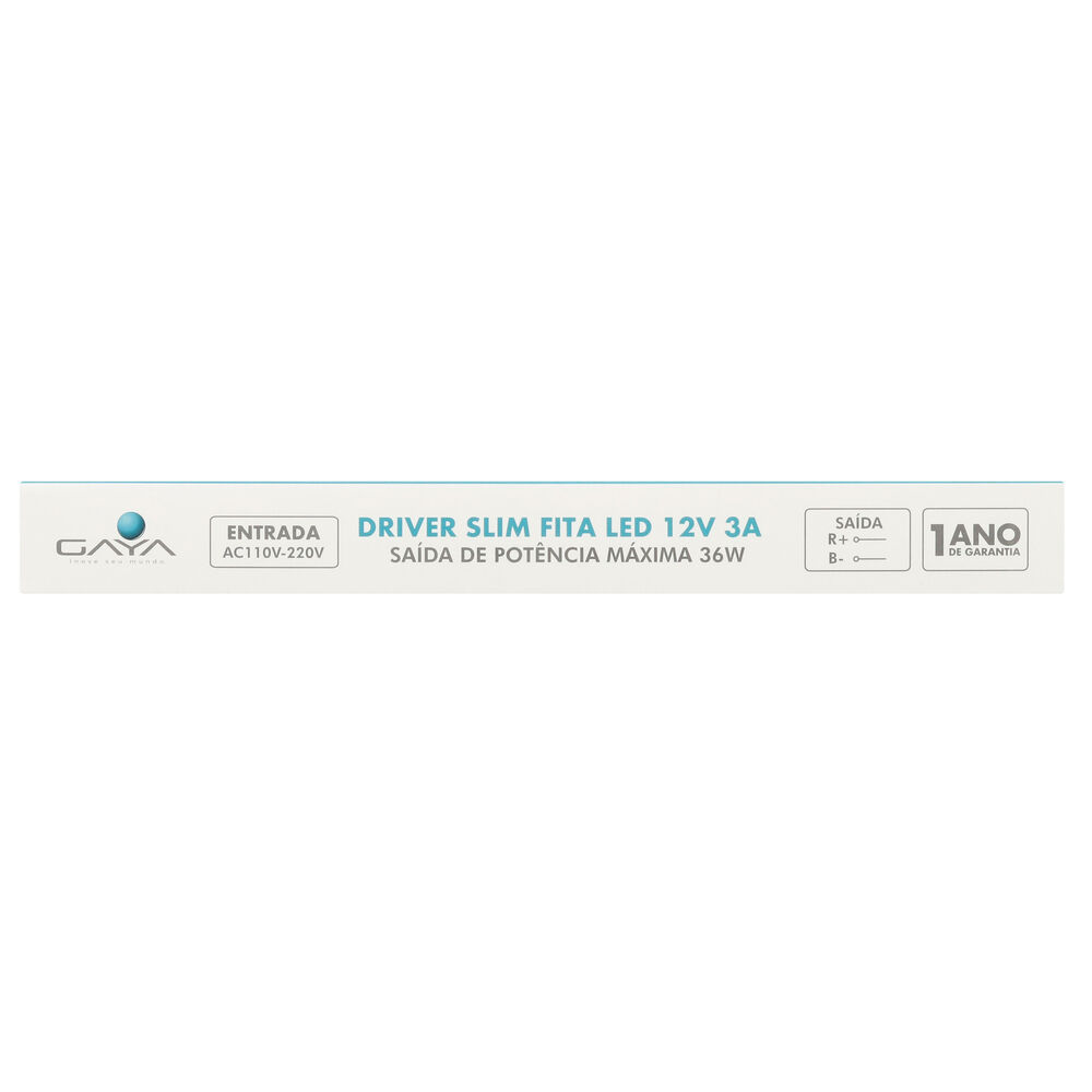 Driver Para Fita LED Gaya 3V Bivolt