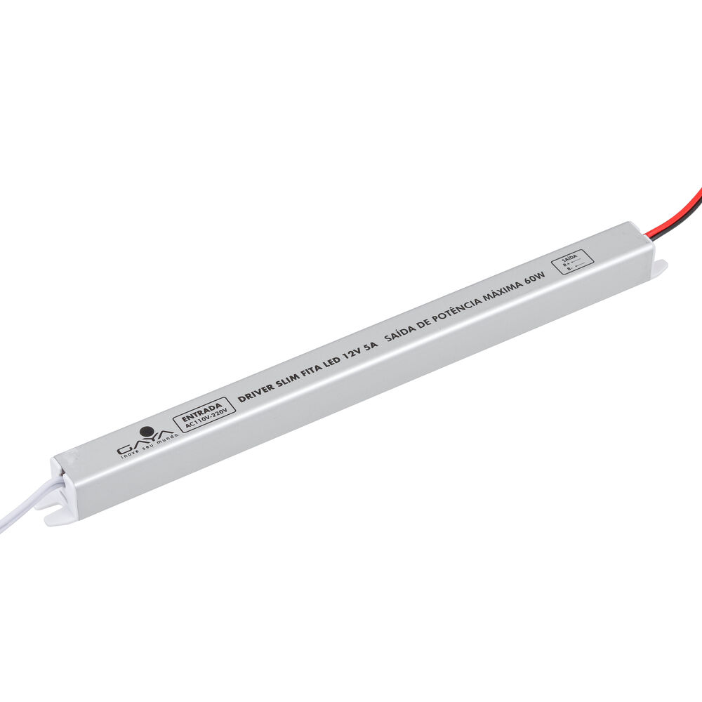 Driver para Fita de LED Gaya Slim 9366 Prata Bivolt