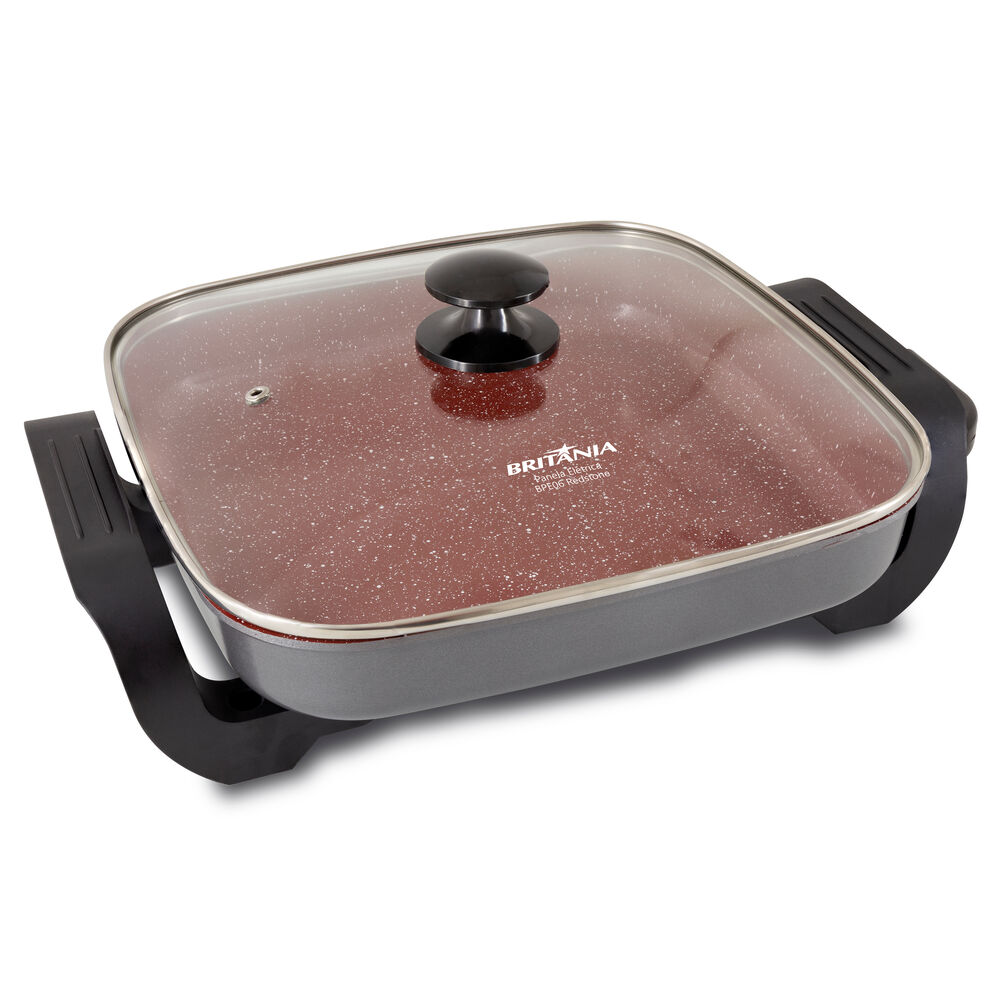 Panela Elétrica Redstone BPE06 1250W Vermelho Britânia