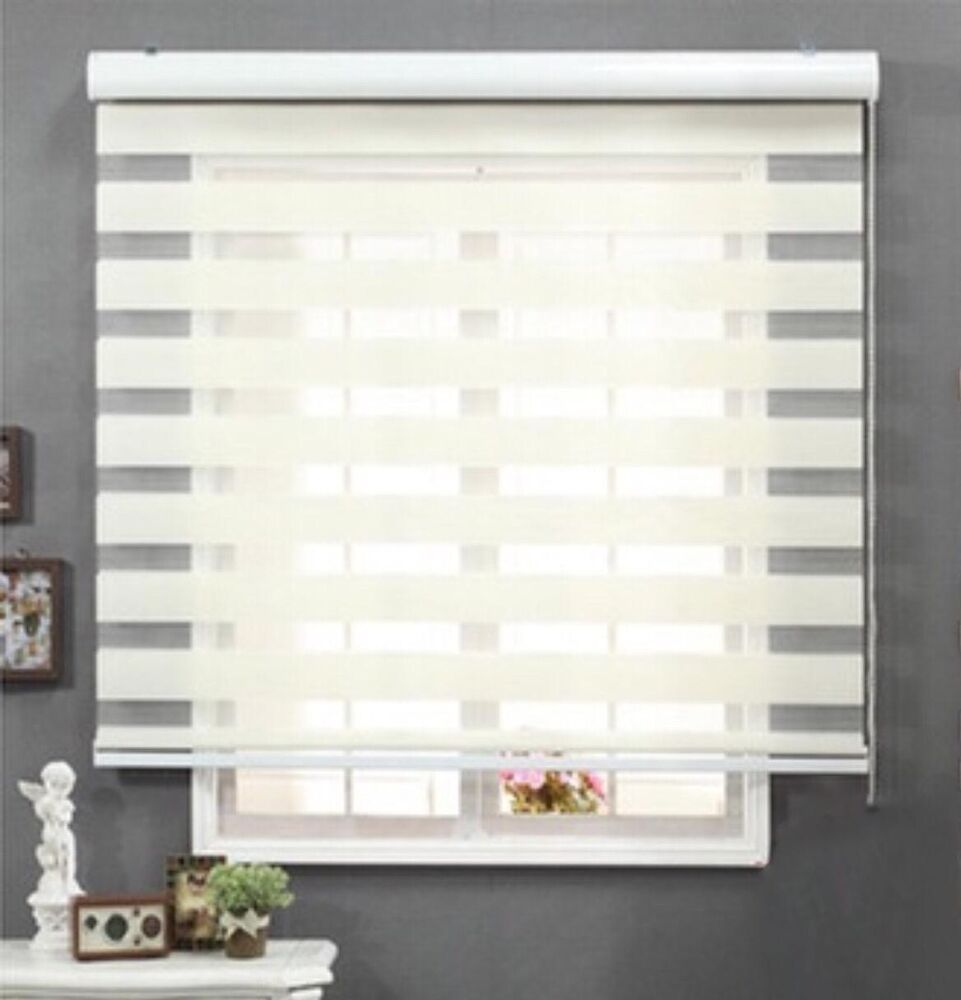 Persiana Double Vision Sunny 1,60L X 1,60A Branca