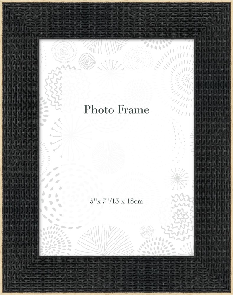 Porta-Retrato Black Diagonal 22,8x17,7cm Preto