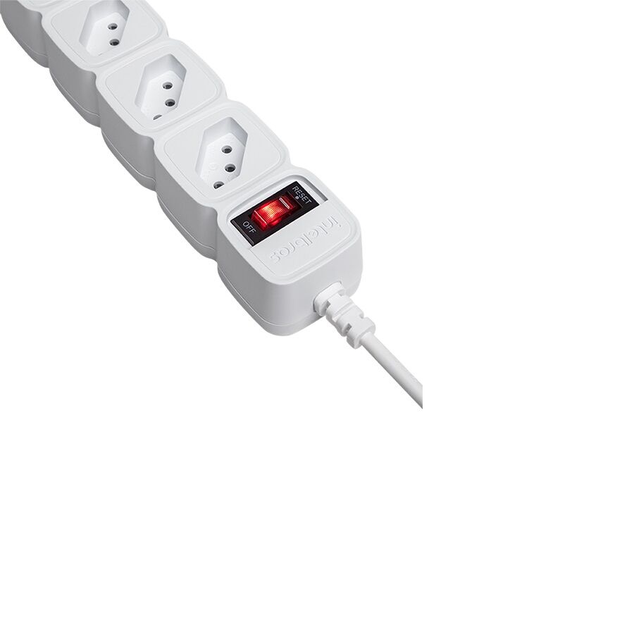 Protetor Eletrônico com 5 Tomadas EPE 205 Branco Intelbras