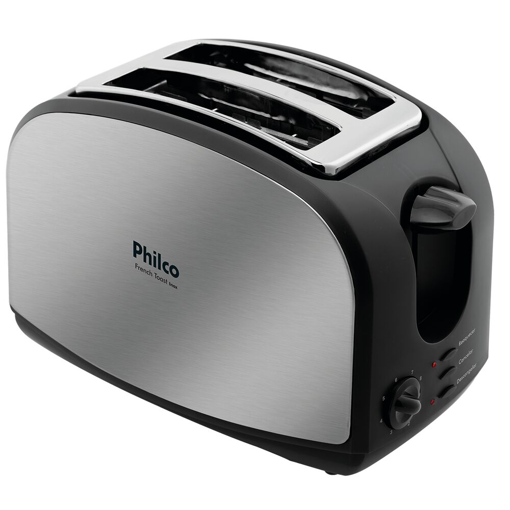 Torradeira Frech Toast 900W Inox Preto Philco