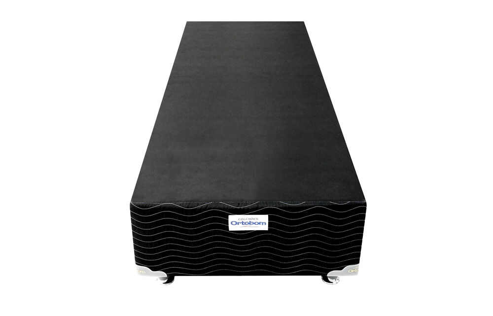 Base Sênior para Colchão de Solteiro 88x188x21 Preta Ortobom