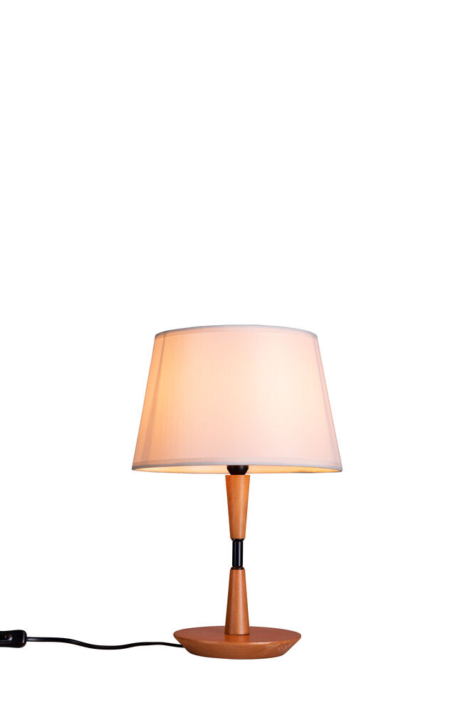Abajur 1 Lâmpada Standard P E27 Castanho Madelustre