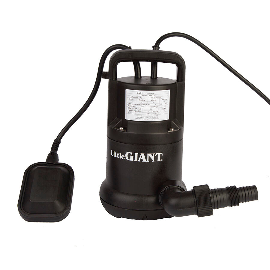 Motobomba Centrífuga para Drenagem Little Giant Lup-05 1/2 CV Monofásica 220V Schneider