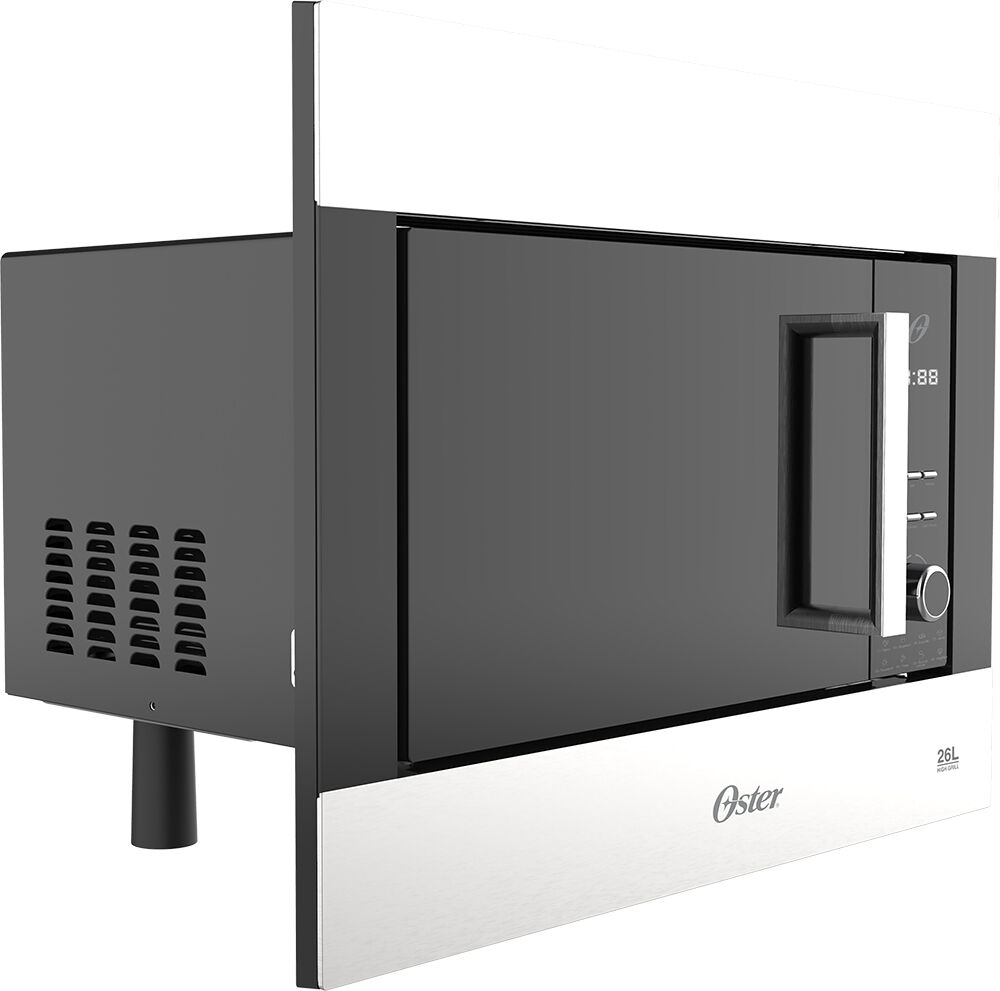 Forno Elétrico de Embutir 25L OMIC251 Inox/Preto Oster