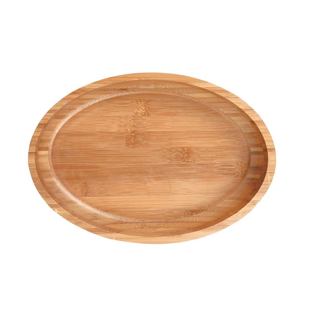 Gamela Oval 33x33cm Mor Bamboo