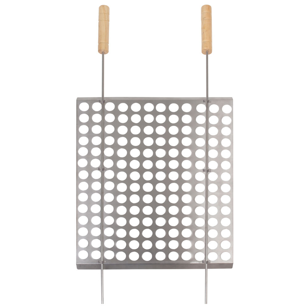 Grelha Mor 40x50cm Moeda Aço Inox
