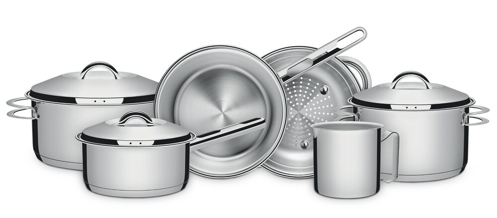 Jogo de Panelas Tramontina Solar Inox 6 Peças