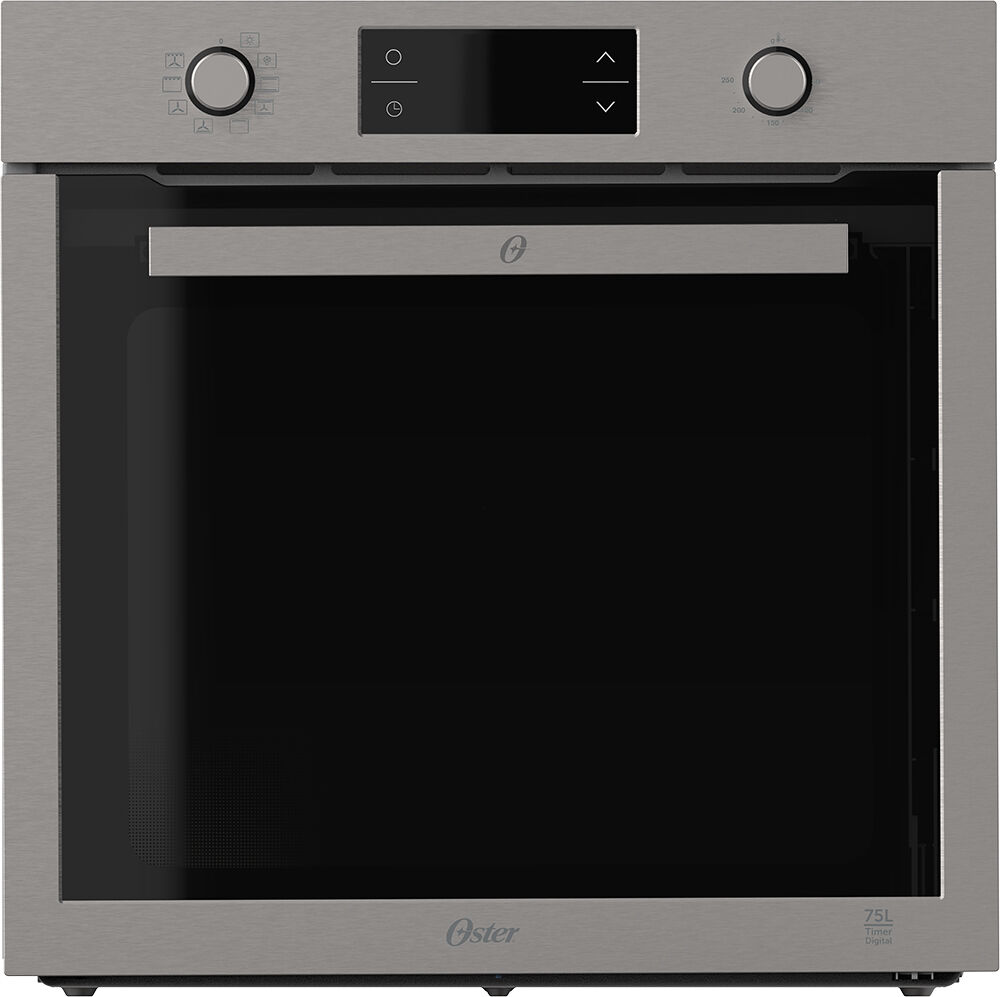 Forno Elétrico de Embutir OFOR7591 75L Preto/Inox Oster