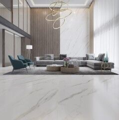 Porcelanato Calacata Altíssimo Lux Retificado Polido 60x120 Biancogres
