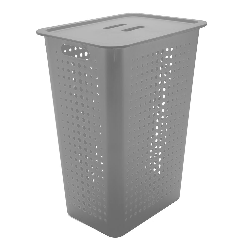 Cesto para Roupa com Tampa 47L Ou