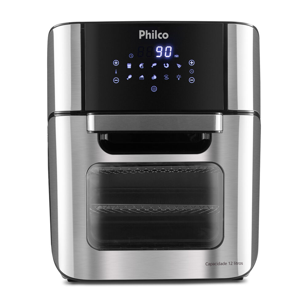 Fritadeira Elétrica Air Fryer Oven PFR2200PP 12L Preta Philco