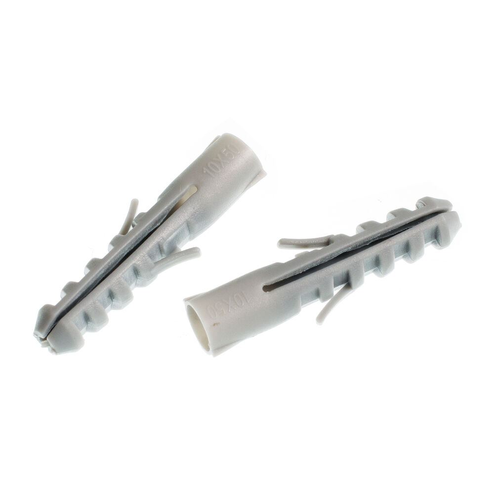 Bucha para Concreto Bemfixa 10mm Plastico Cinza