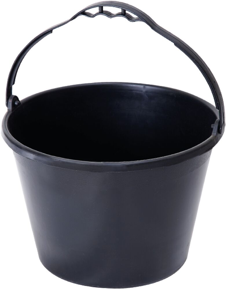 Balde para Concreto Brico Forte 12L PVC Preto