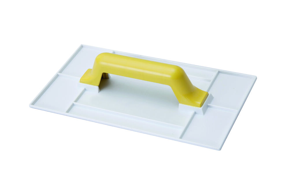 Desempenadeira para Grafiato 14x27 Branco/Amarelo Brico Forte