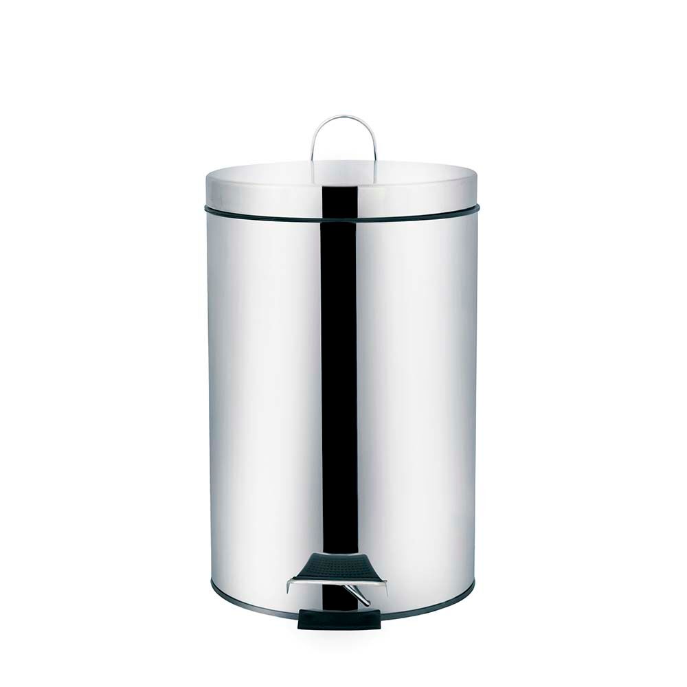 Lixeira Inox Pedal Ágata 3L Mor