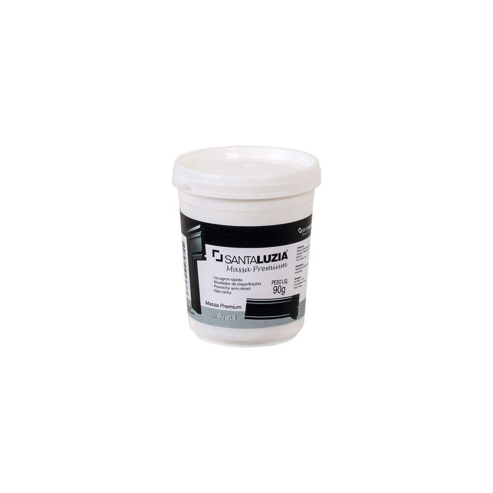 Multimassa Santa Luzia Flex Preto 90gr Pigmentado