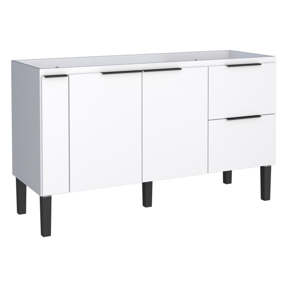 Balcão de Cozinha Cisne 144cm Branco Cozimax